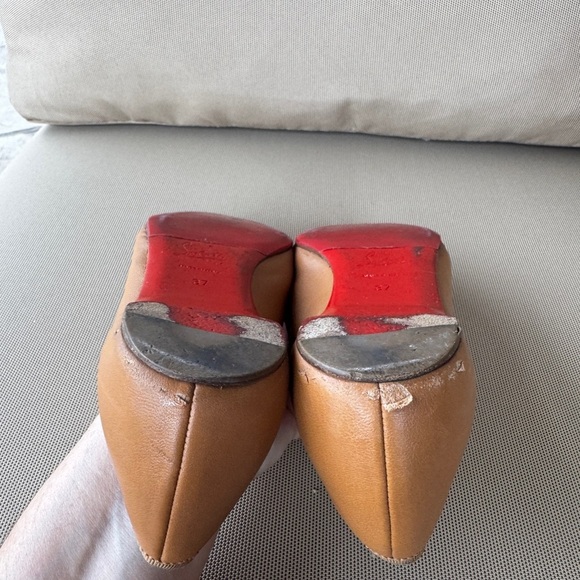 Christian Louboutin Solasofia Flats – Brown Nappa Leather | EU 37 / US 6.5 - Picture 11 of 16